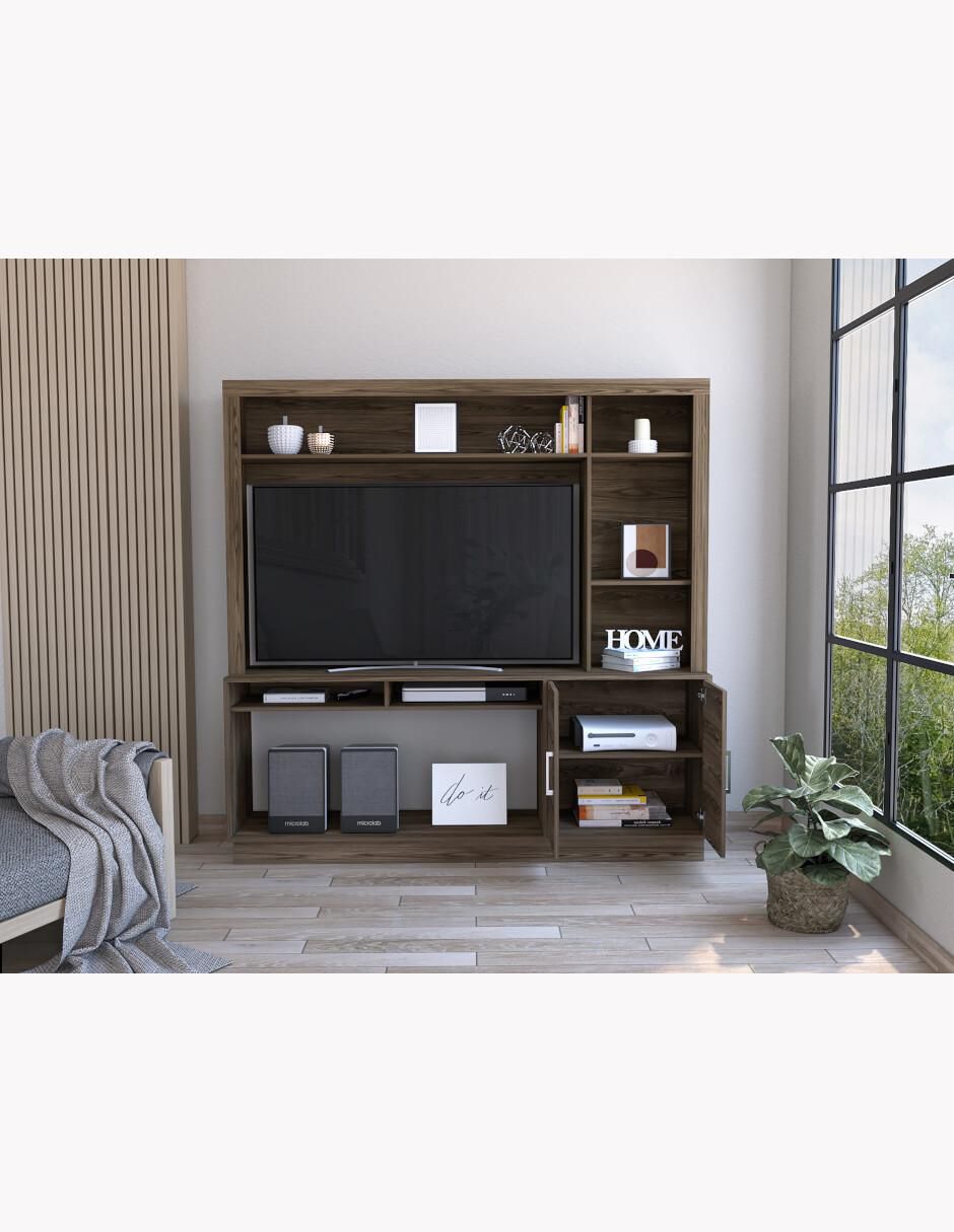 Mueble de TV armable Cantabria de melamina 6