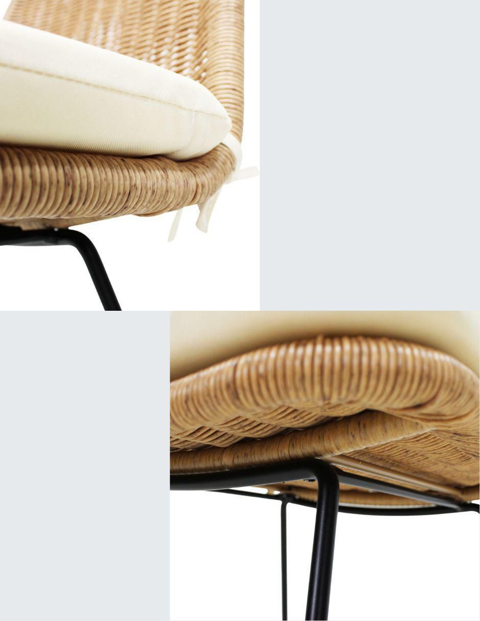 Silla Caicos de metal 5