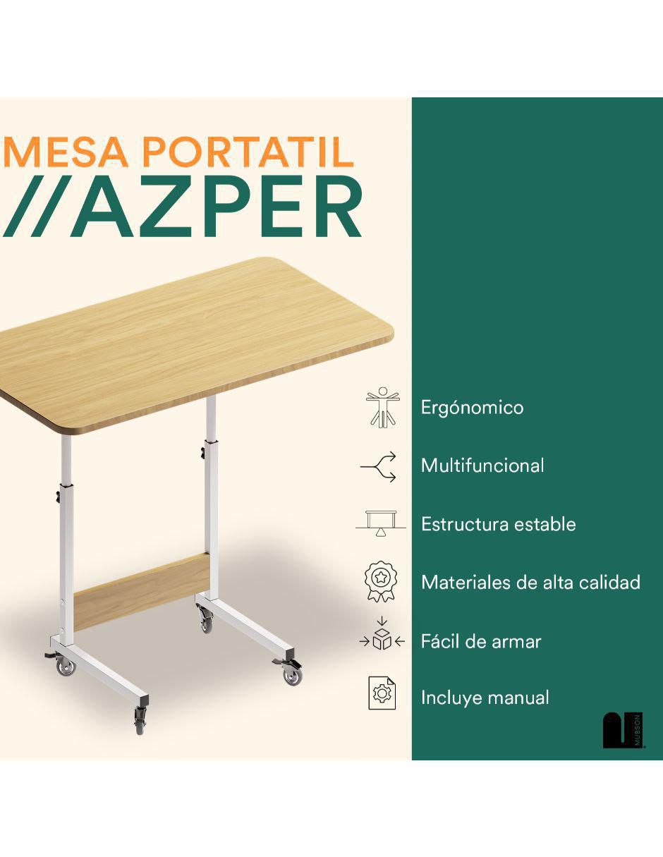 Mesa auxiliar extensible armable 2