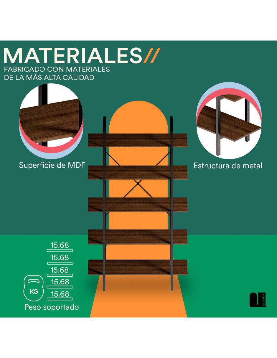 Librero armable Reisner de MDF 4