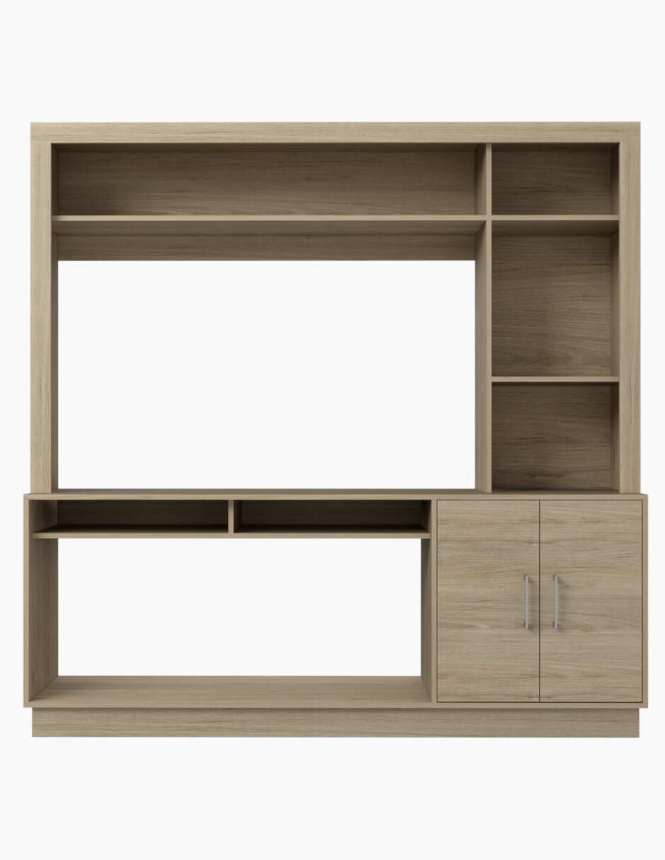 Mueble de TV armable Cantabria de melamina Mueble de TV armable Cantabria de melamina