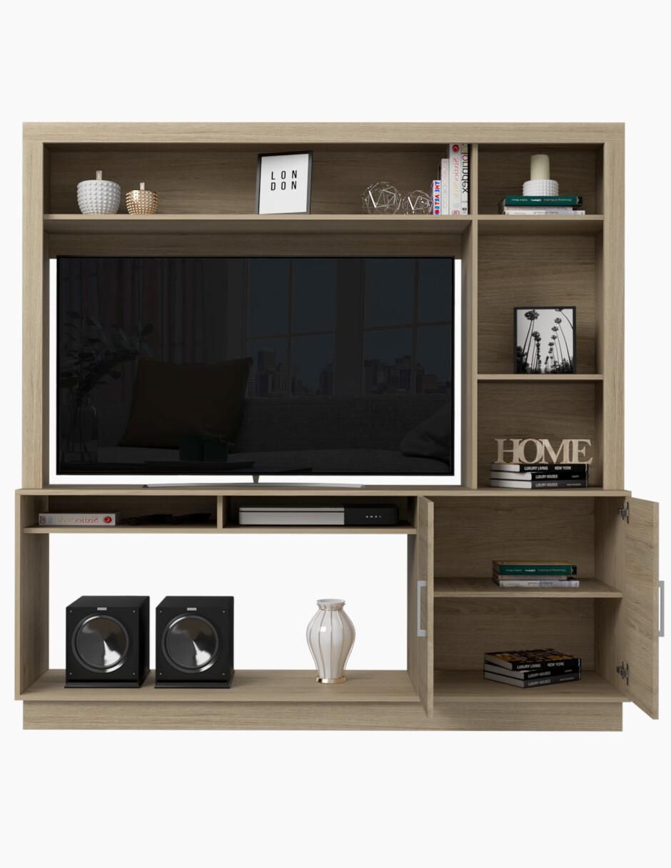 Mueble de TV armable Cantabria de melamina 5