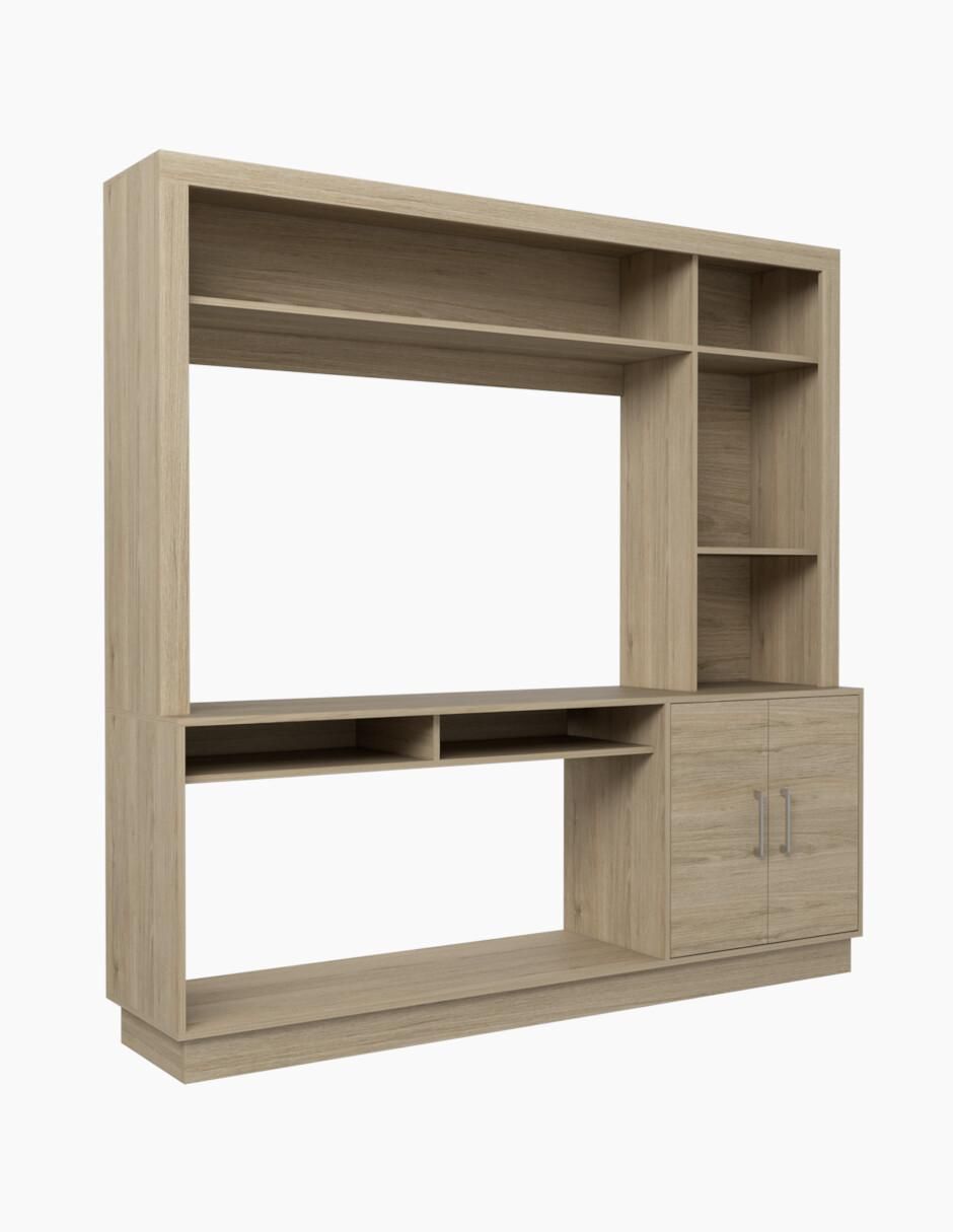 Mueble de TV armable Cantabria de melamina 4