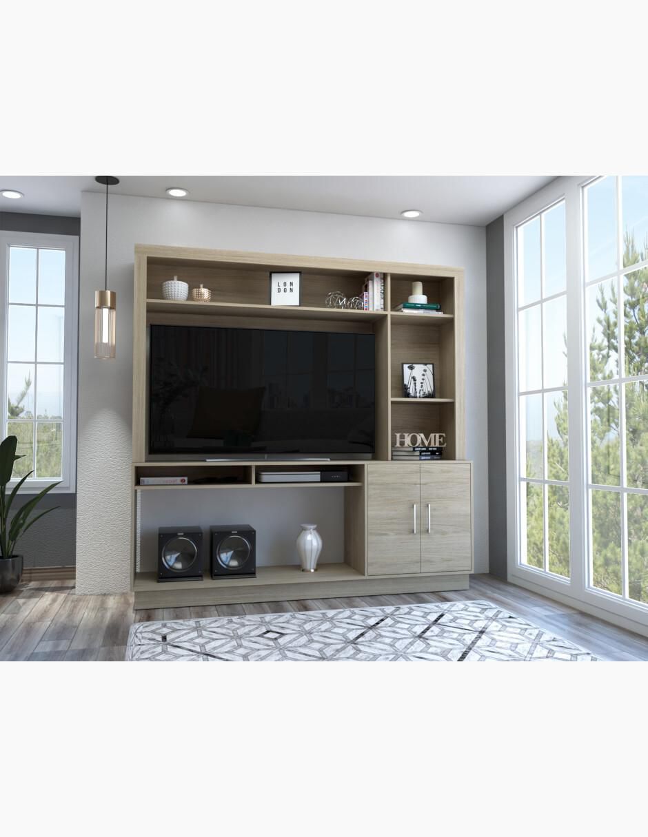 Mueble de TV armable Cantabria de melamina 3