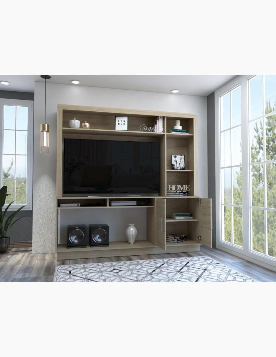 Mueble de TV armable Cantabria de melamina 2