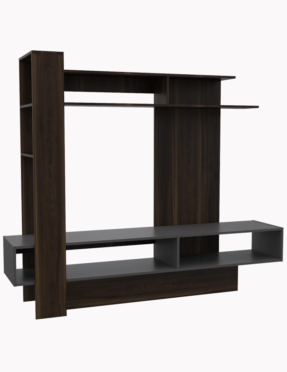Mueble de TV armable Flamenco de melamina 5