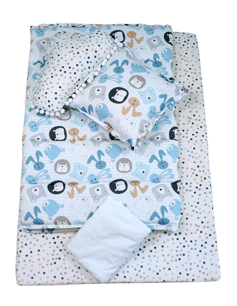 Juego de cuna Animalitos infantil unisex 5 piezas Juego de cuna Animalitos infantil unisex 5 piezas