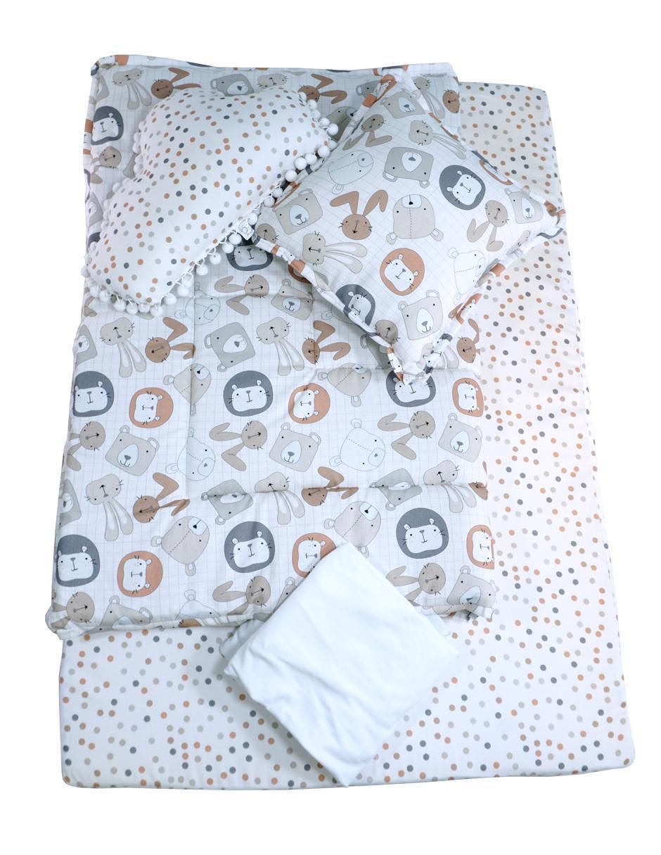 Juego de cuna Animalitos infantil unisex 5 piezas Juego de cuna Animalitos infantil unisex 5 piezas