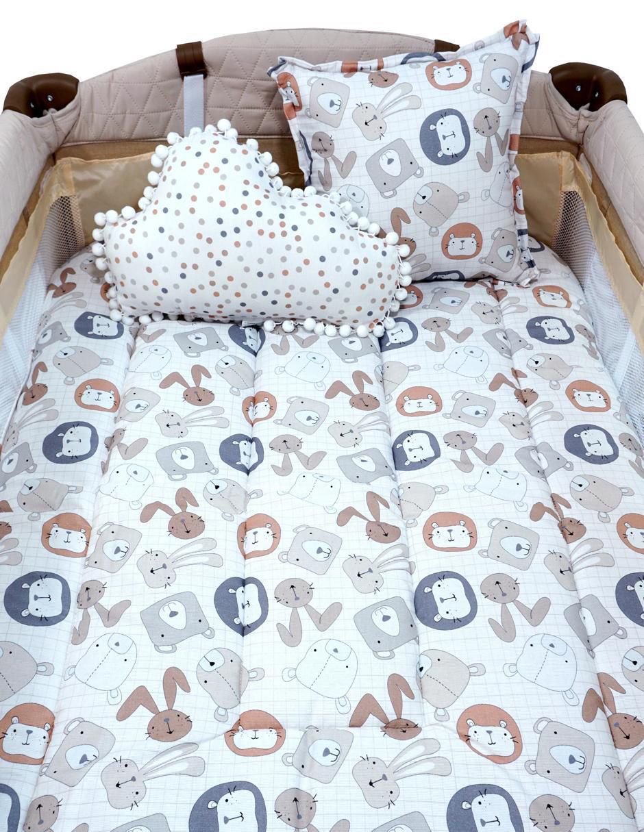 Juego de cuna Animalitos infantil unisex 5 piezas 7