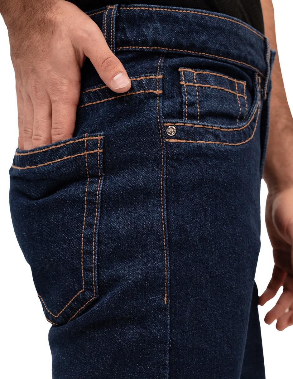 Jeans slim Mchk 8028 lavado obscuro para hombre
