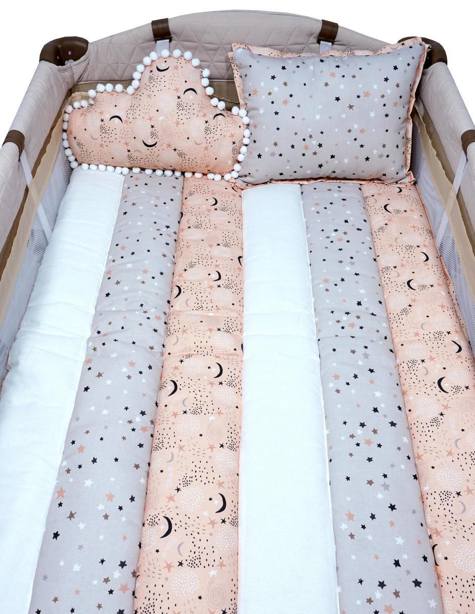 Juego de cuna Lunas infantil unisex 5 piezas 7