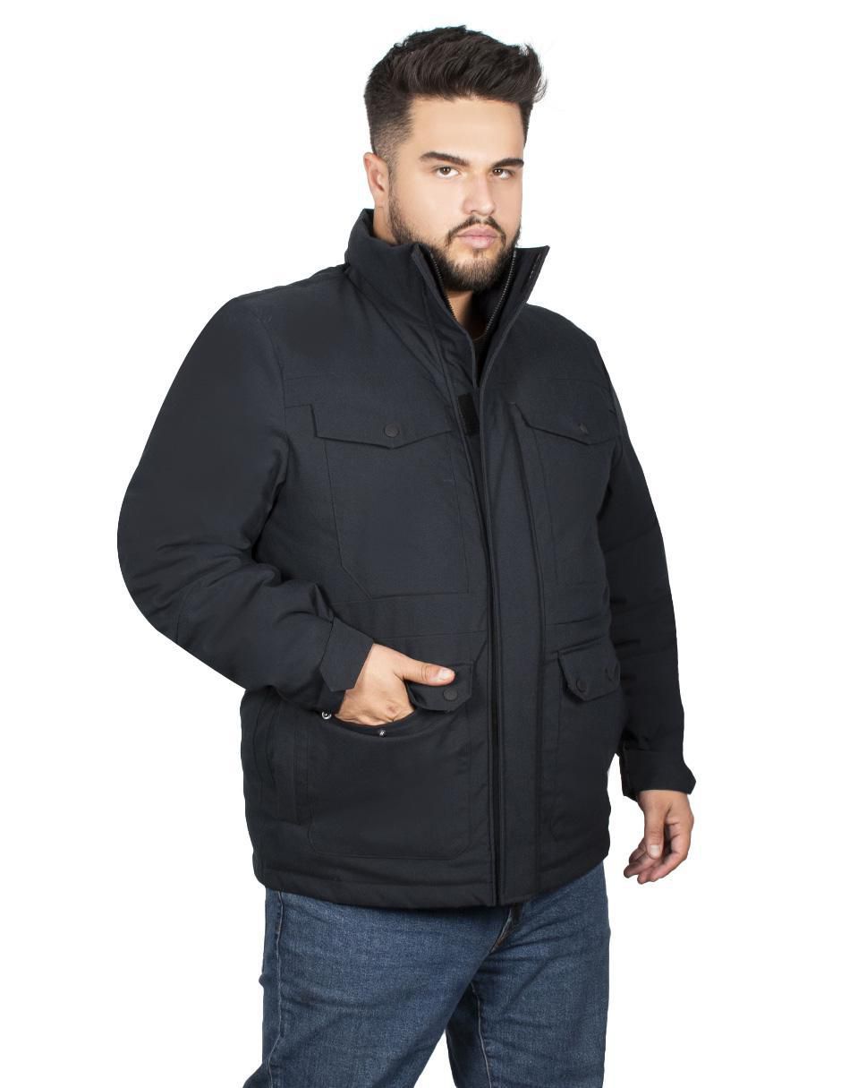 Chamarra casual impermeable con bolsillos para hombre 3