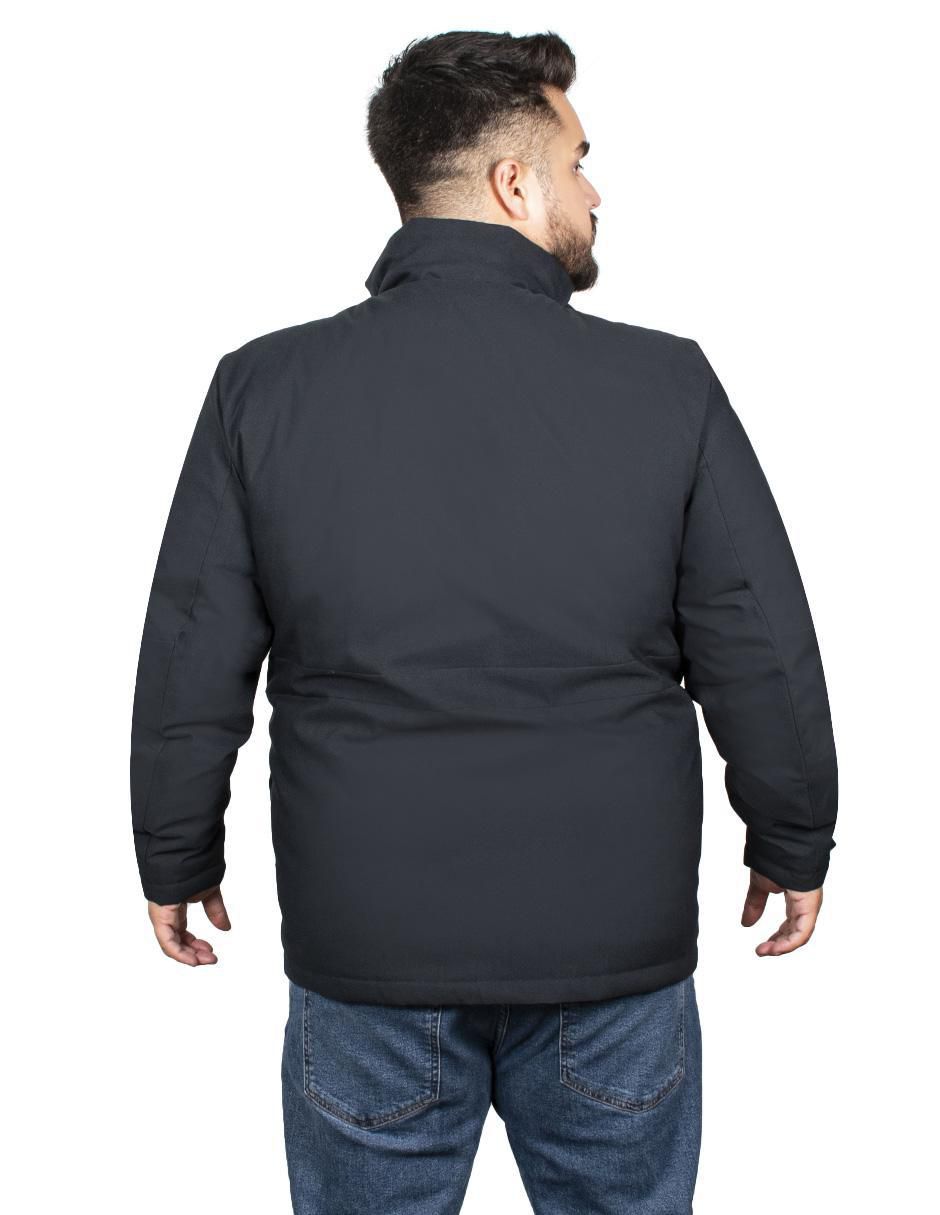 Chamarra casual impermeable con bolsillos para hombre 4