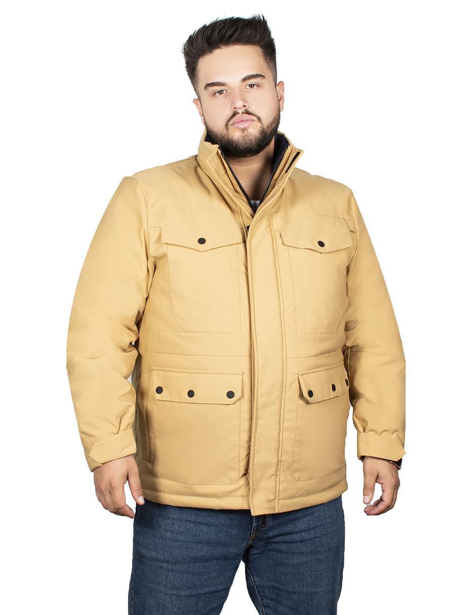 Chamarra casual impermeable con bolsillos para hombre Chamarra casual impermeable con bolsillos para hombre