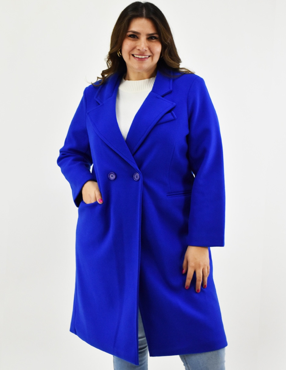 Abrigo cruzado para mujer 7