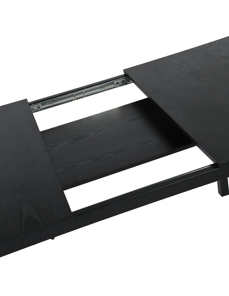 Mesa extensible armable Bari Black Dd 6