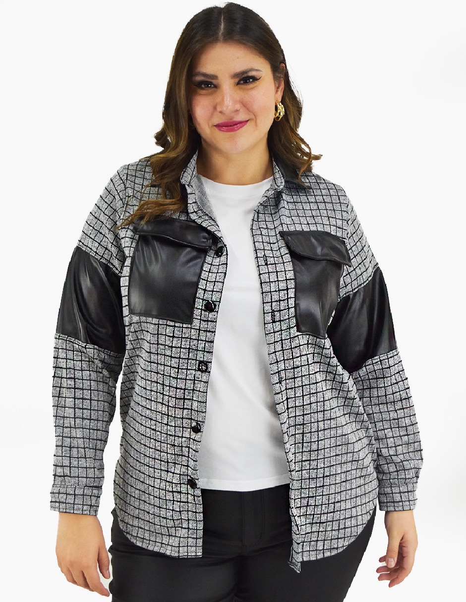 Blusa camisera manga larga para mujer 5