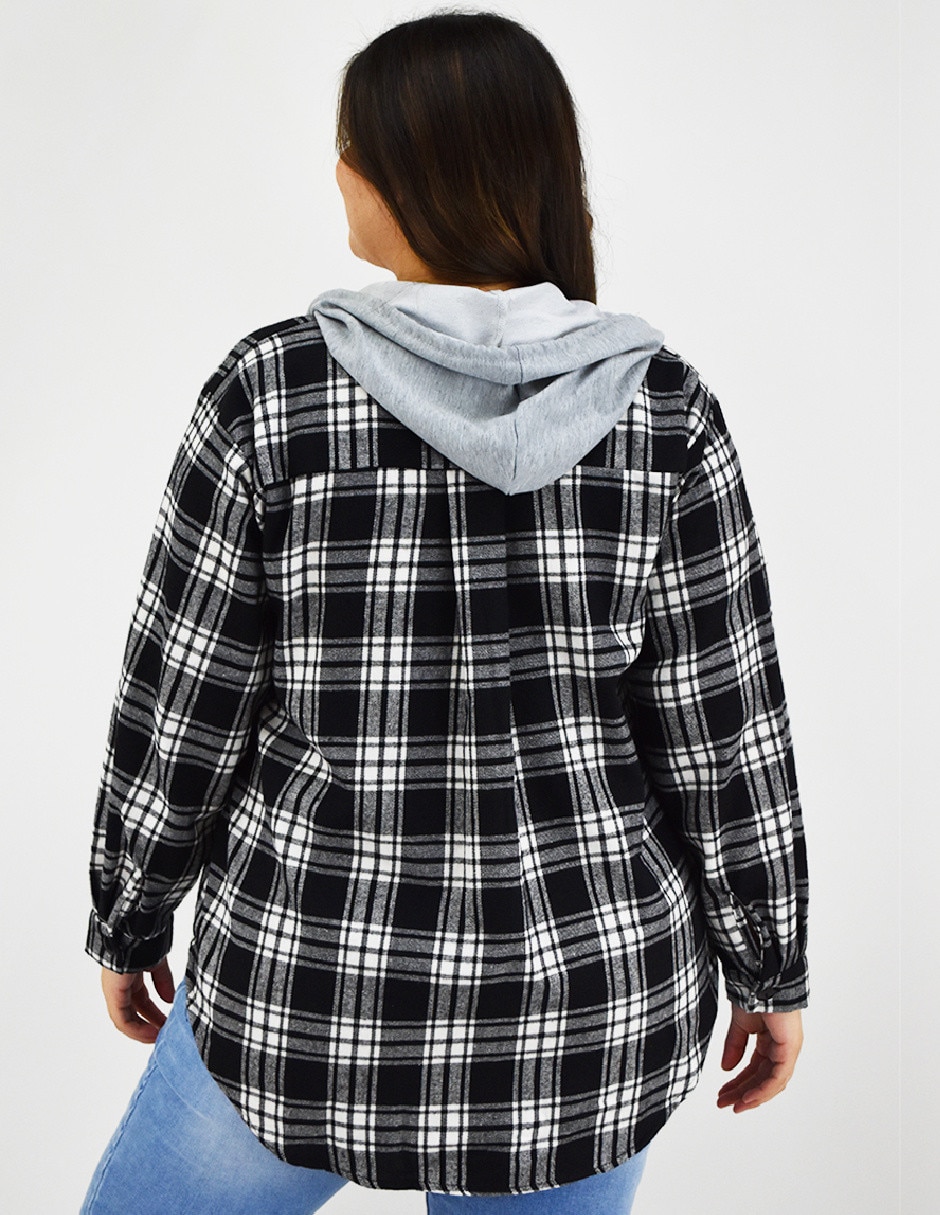 Blusa camisera manga larga para mujer 4