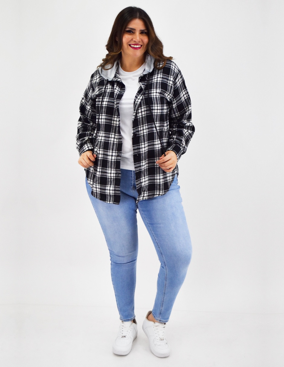 Blusa camisera manga larga para mujer 6