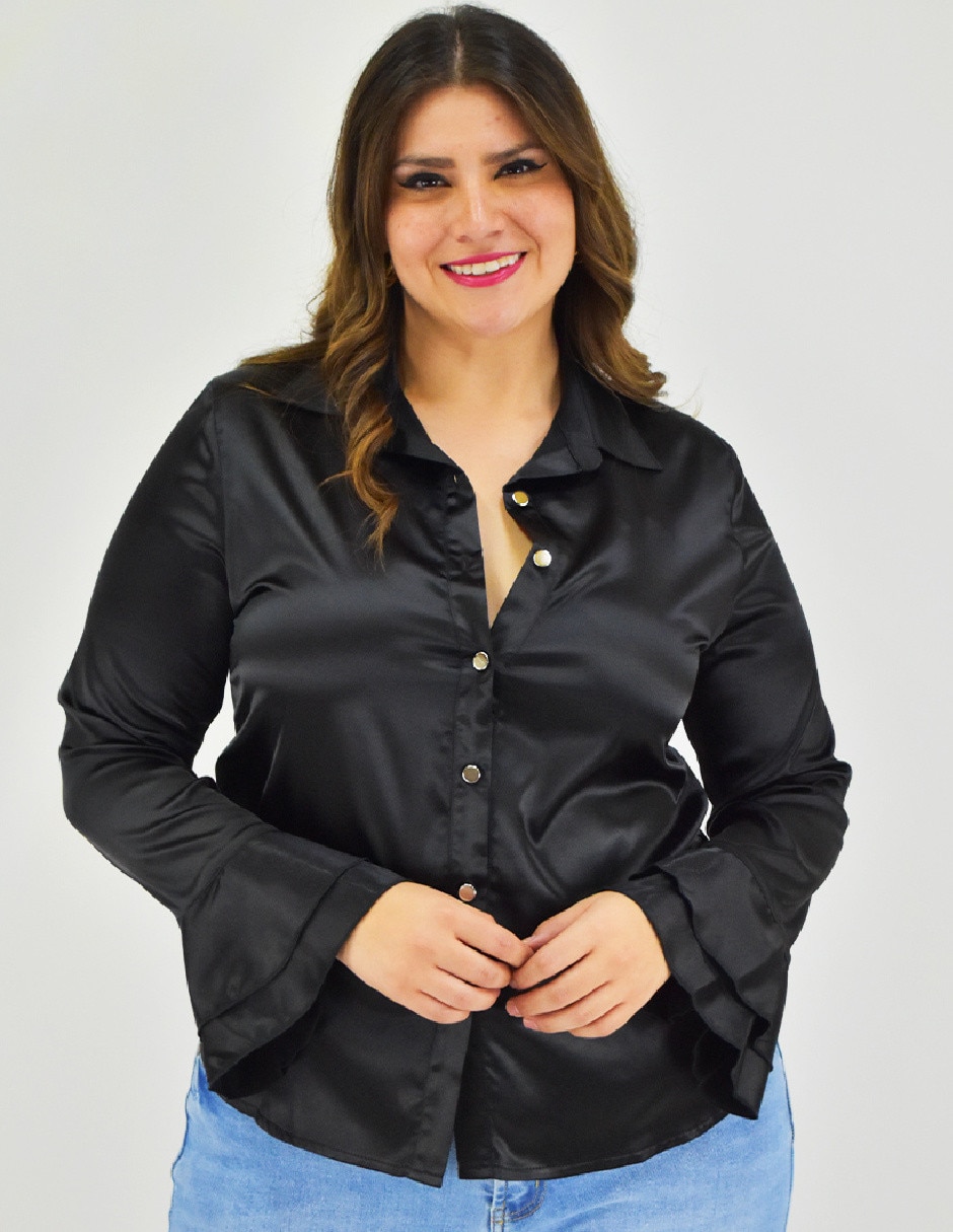 Blusa manga larga para mujer 11