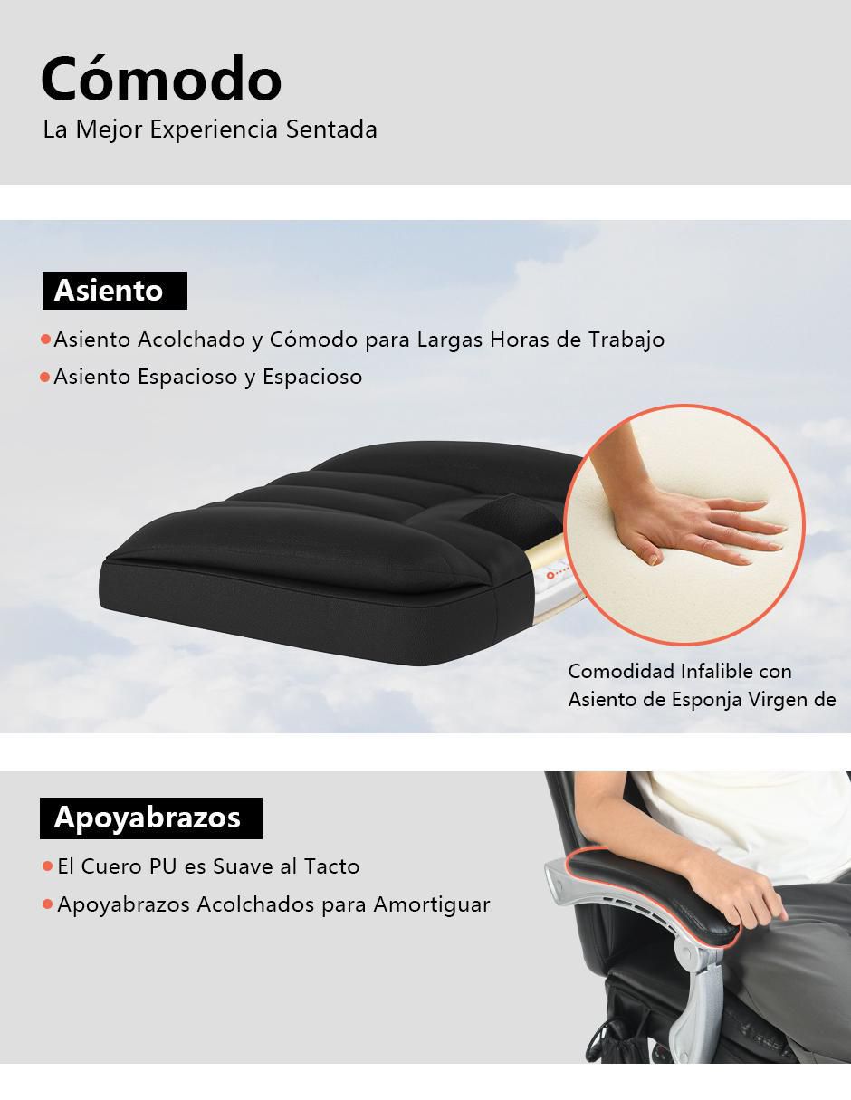 Silla escritorio Eceol Black Furniturer