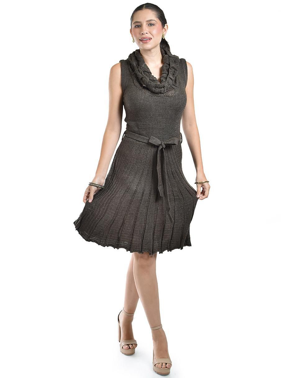 Vestido a la rodilla casual para mujer