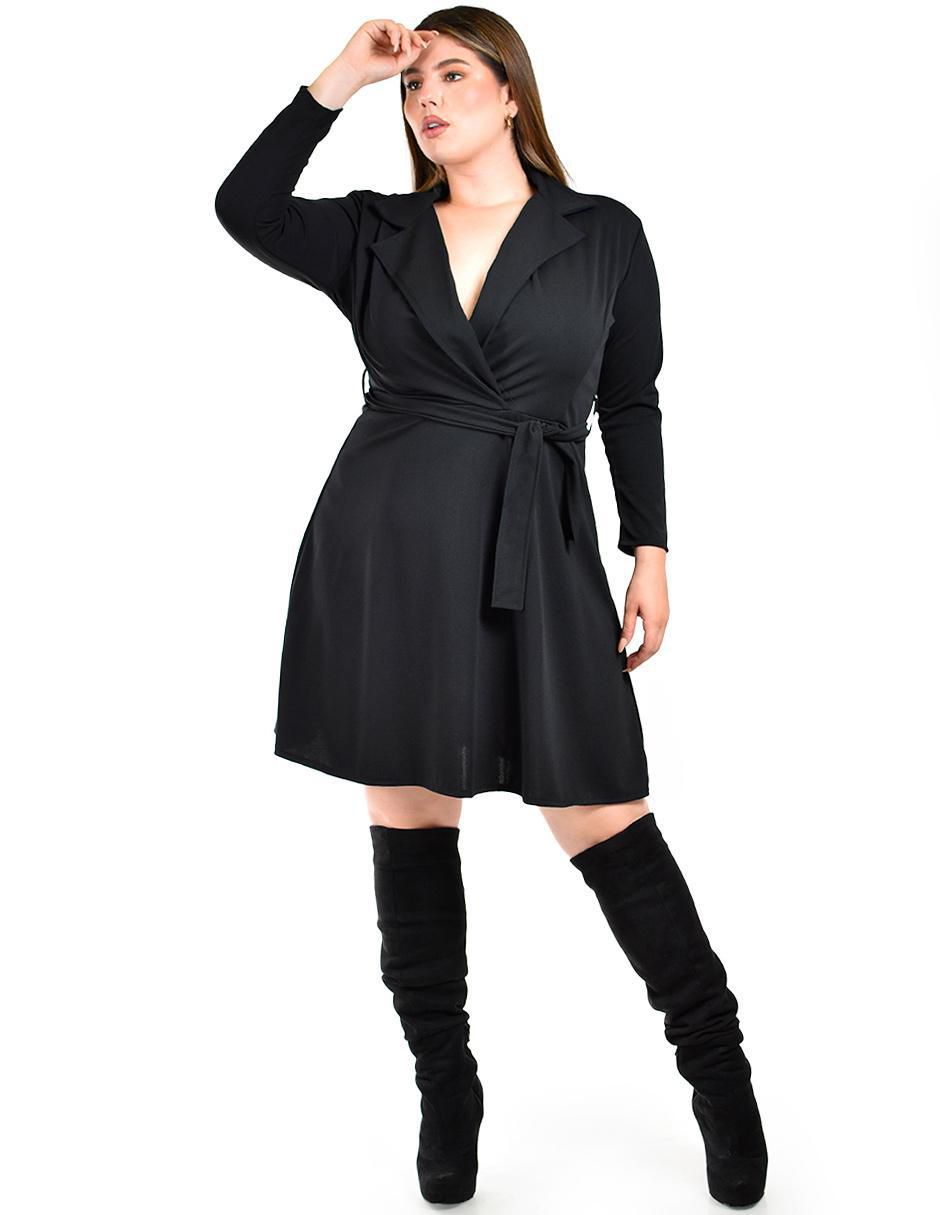 Vestido corto de fiesta escote V 5