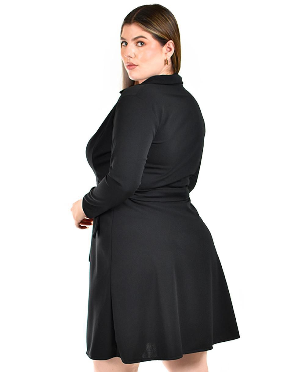 Vestido corto de fiesta escote V 3