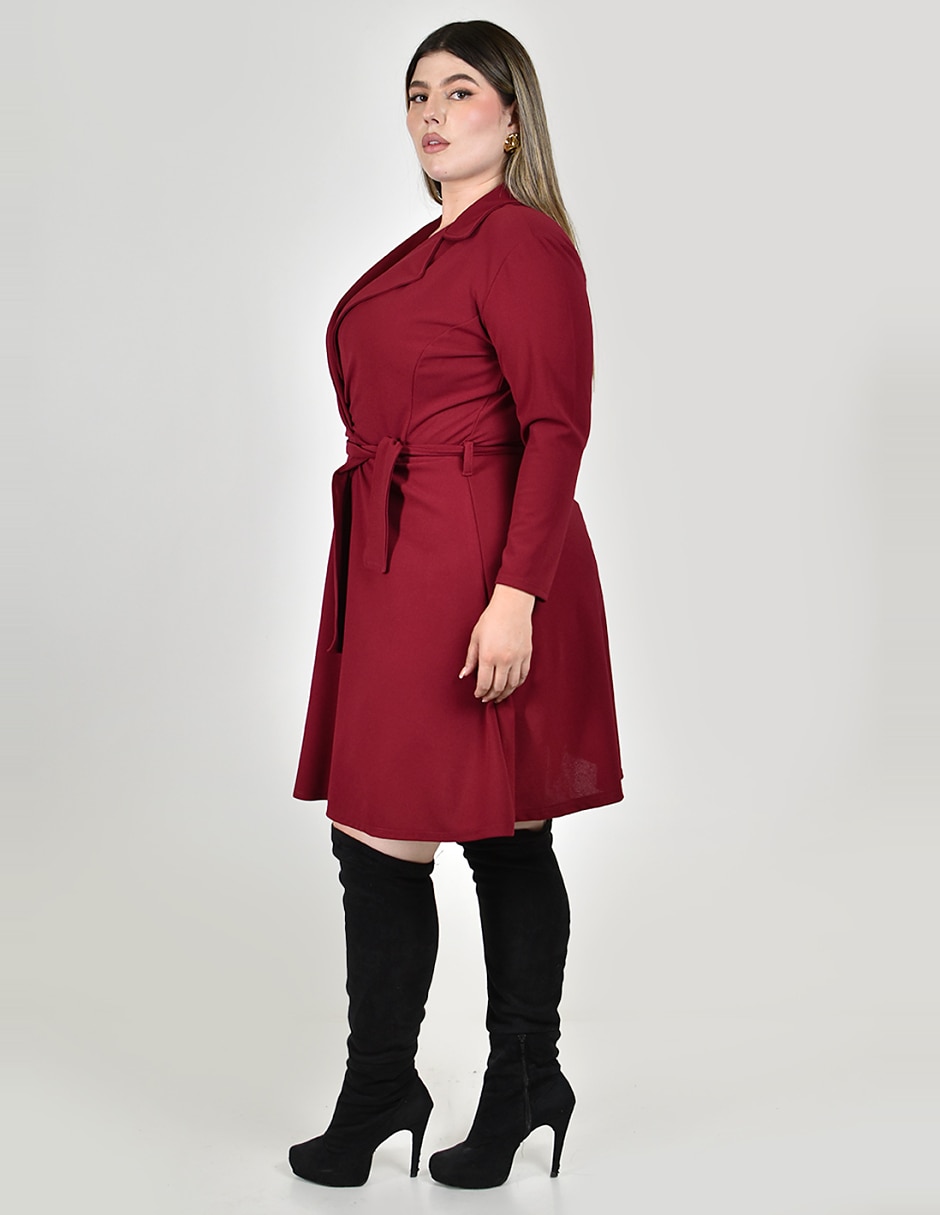 Vestido corto de fiesta escote V 2