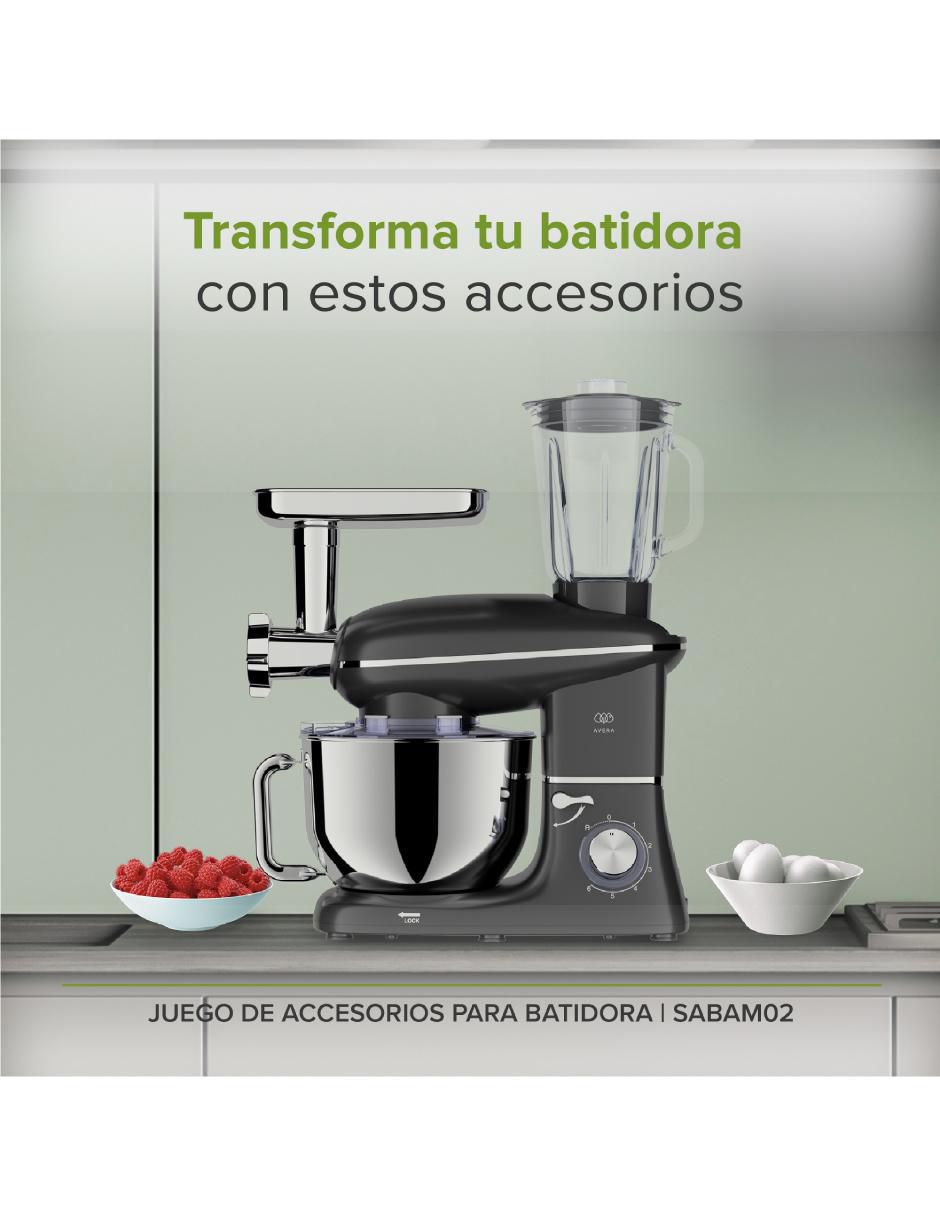 SET BATIDORA SABAM02 AVE, 1.5 L, NEGRO 2