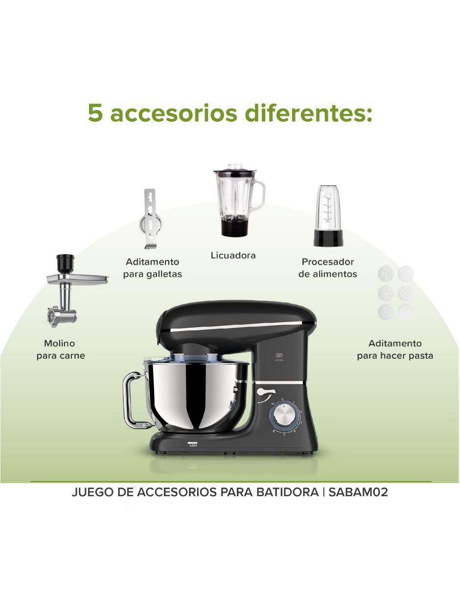 SET BATIDORA SABAM02 AVE, 1.5 L, NEGRO 3