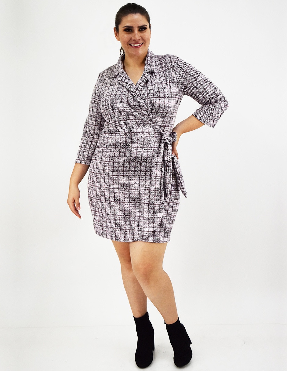 Vestido corto formal para mujer
