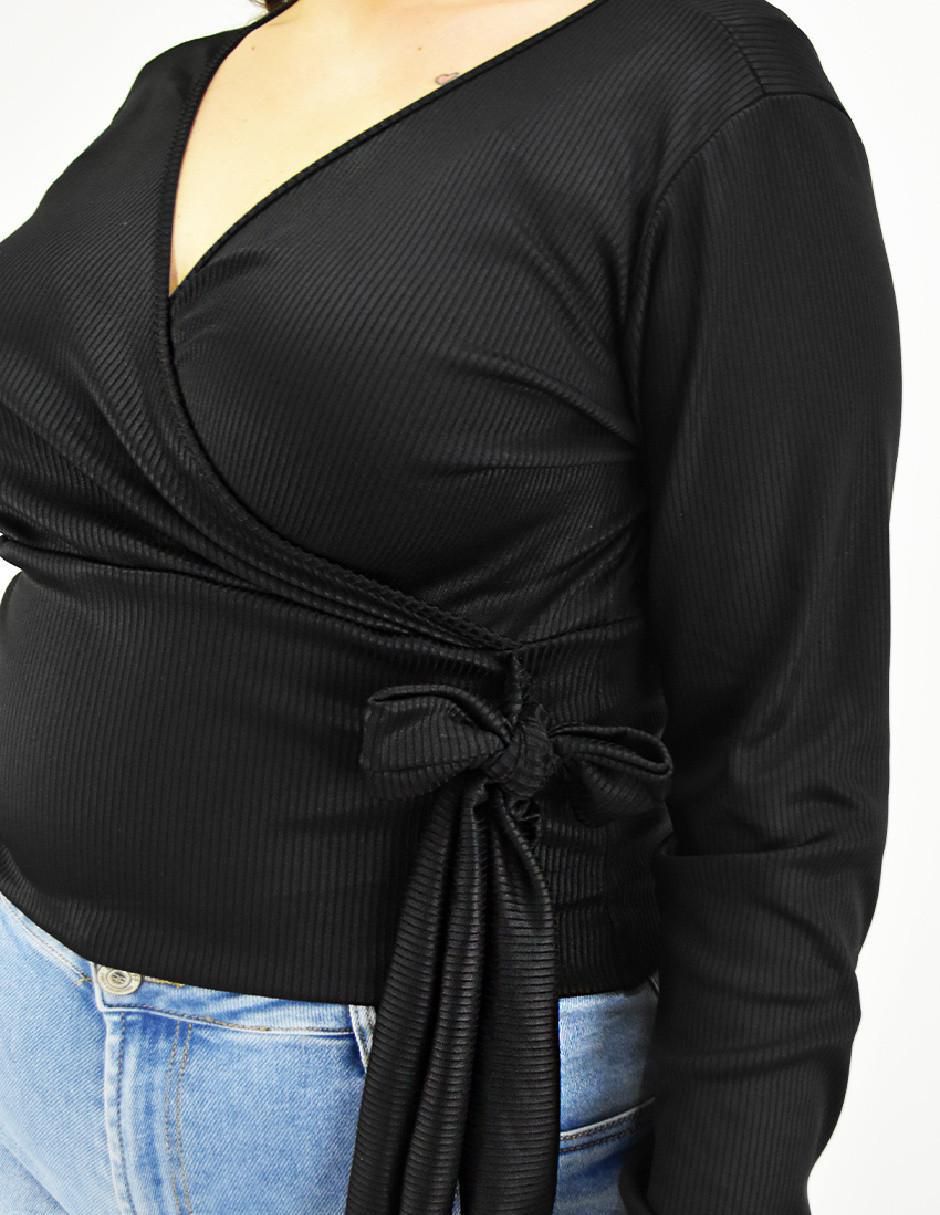 Blusa Roman Fashion manga larga para mujer