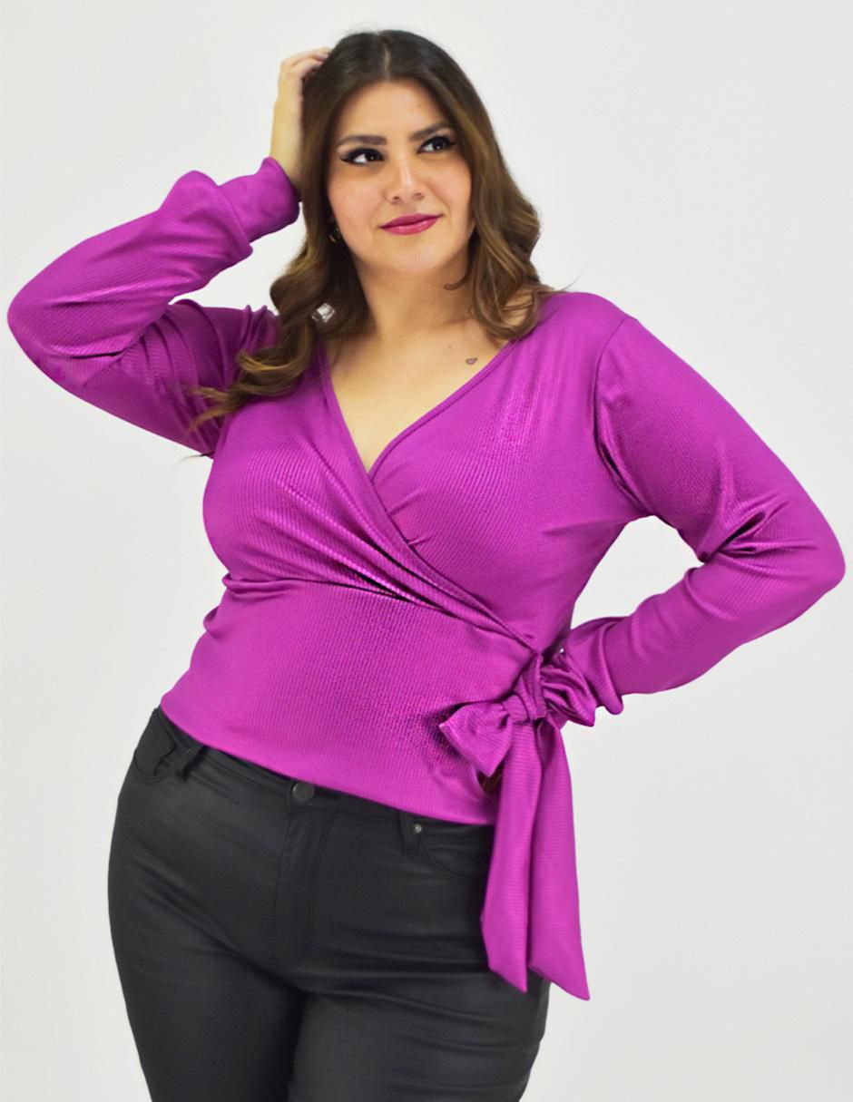 Blusa Roman Fashion manga larga para mujer