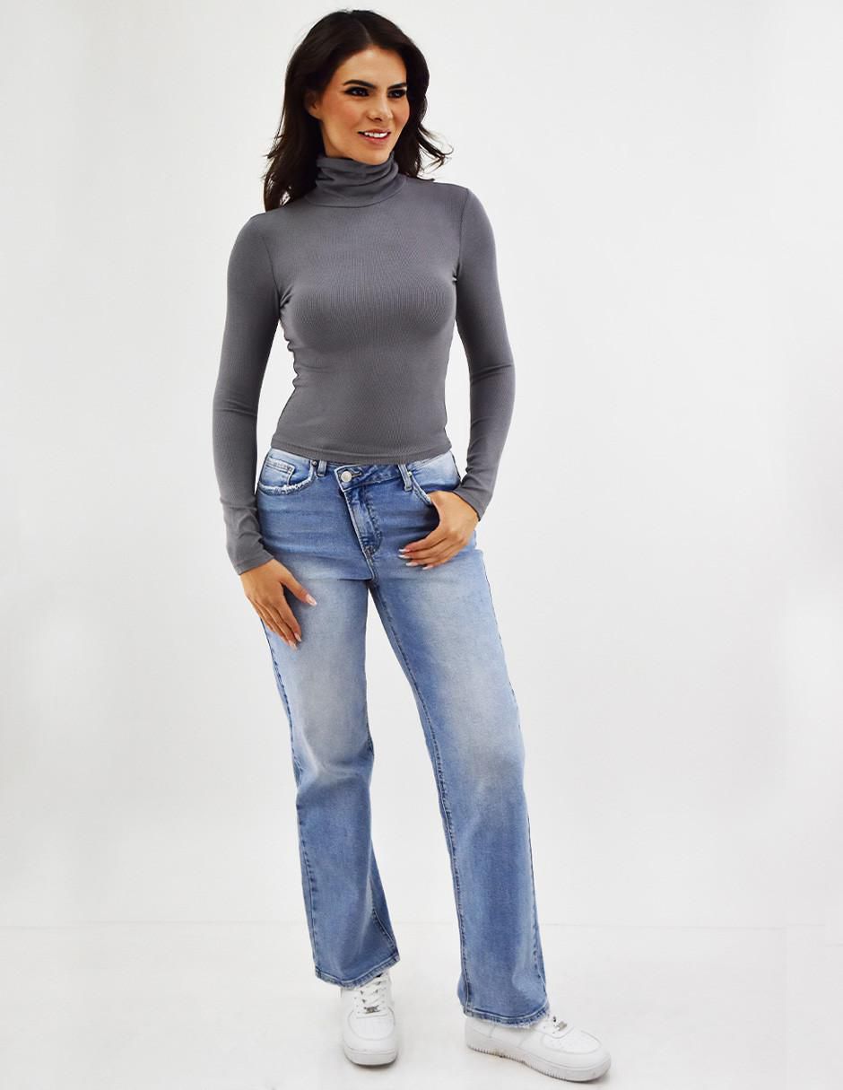 Blusa Roman Fashion manga larga para mujer