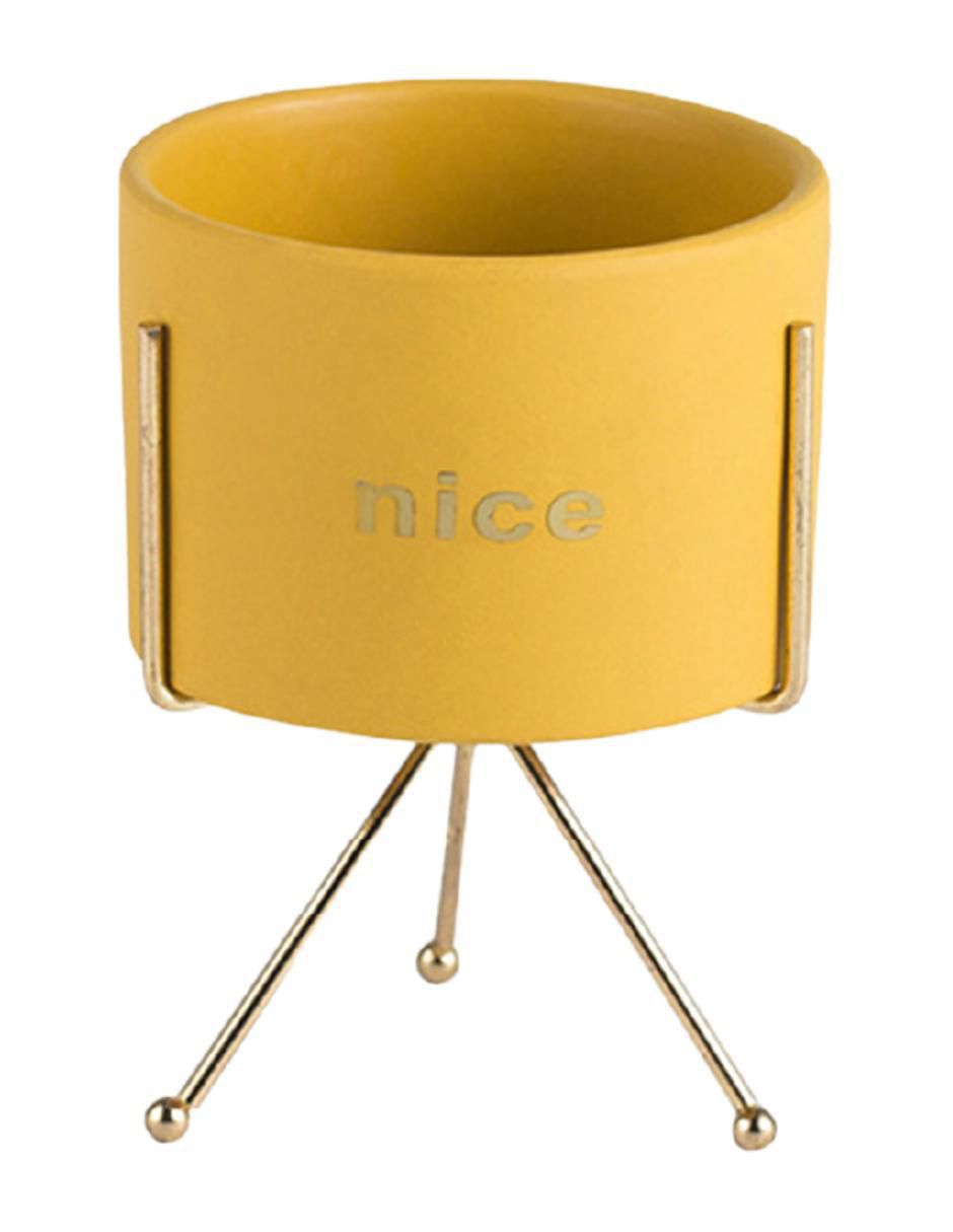Maceta de cerámica con sistema automático de riego Maceta de cerámica con sistema automático de riego