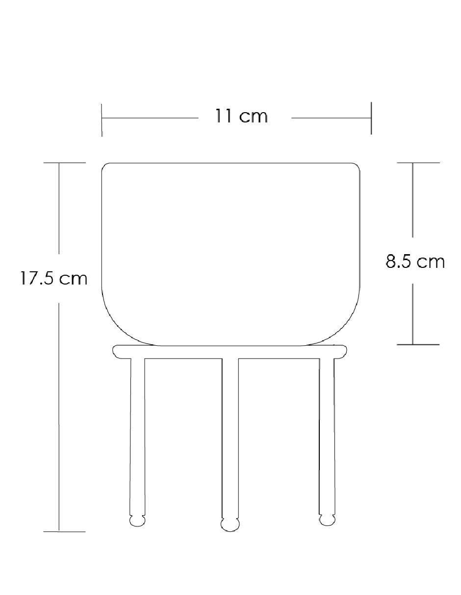 Maceta de cerámica con sistema automático de riego 5