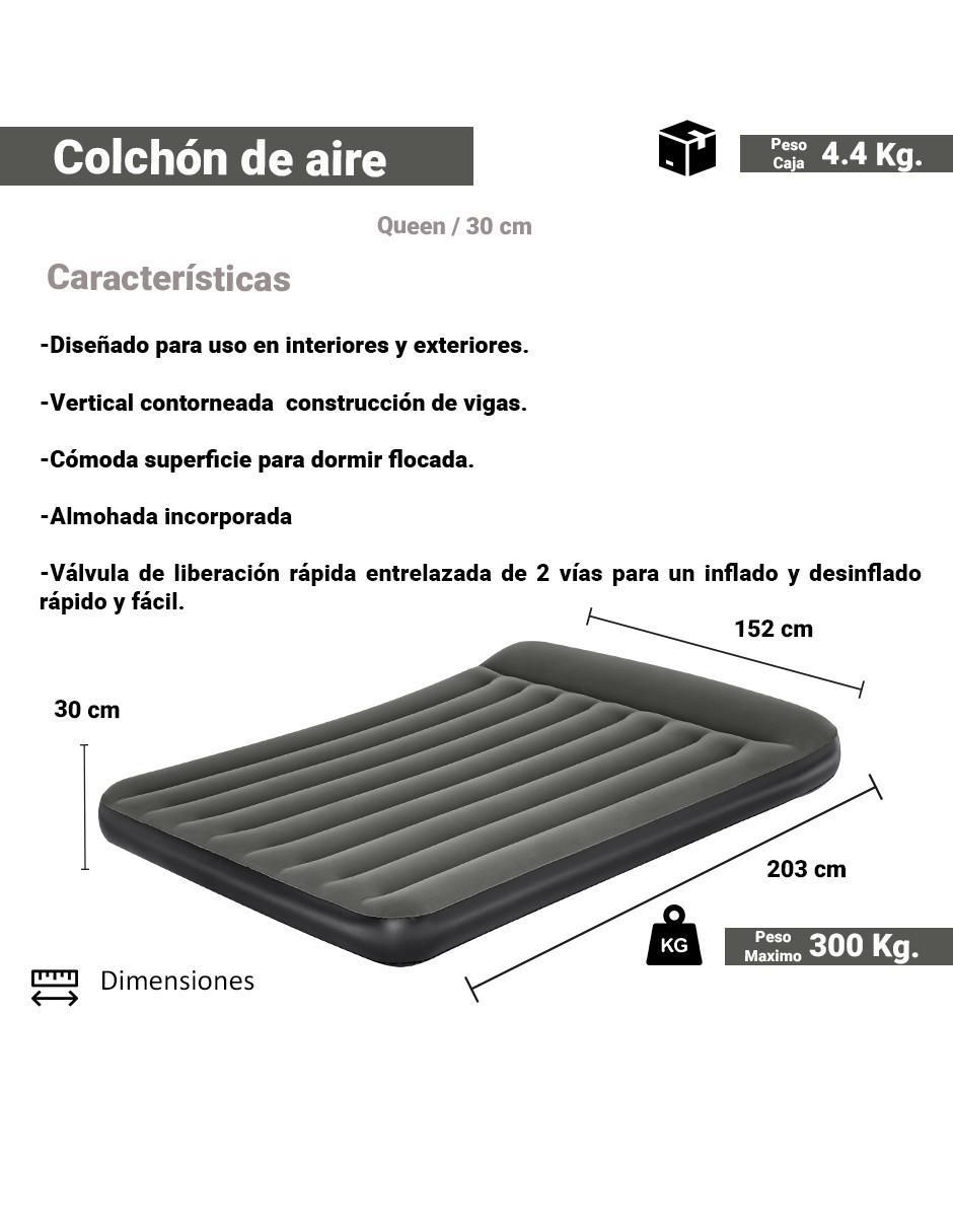 Colchón inflable Bestway 67682 colchoneta pillow top integrada 5