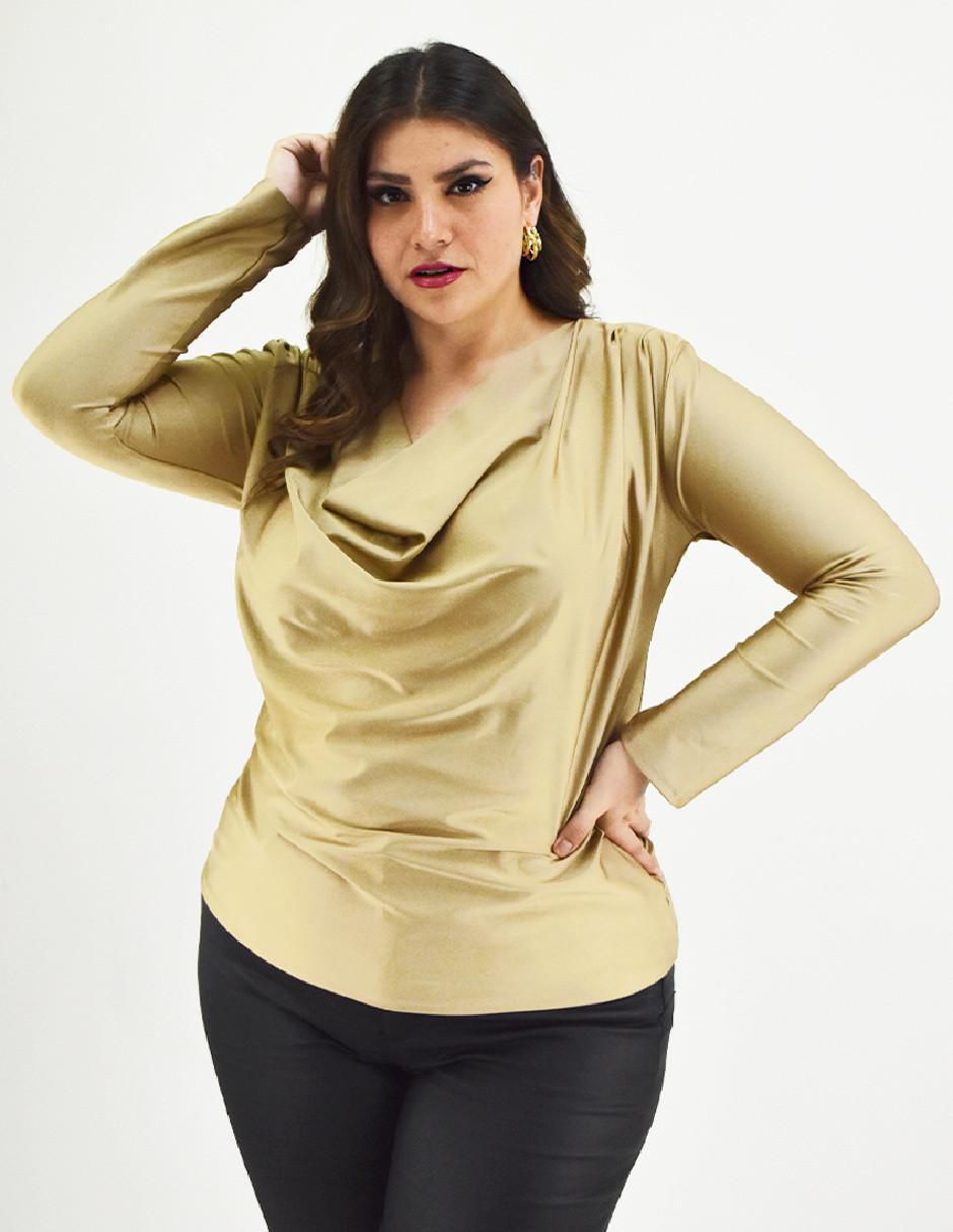 Blusa manga larga para mujer 11
