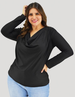 Blusa manga larga para mujer 1
