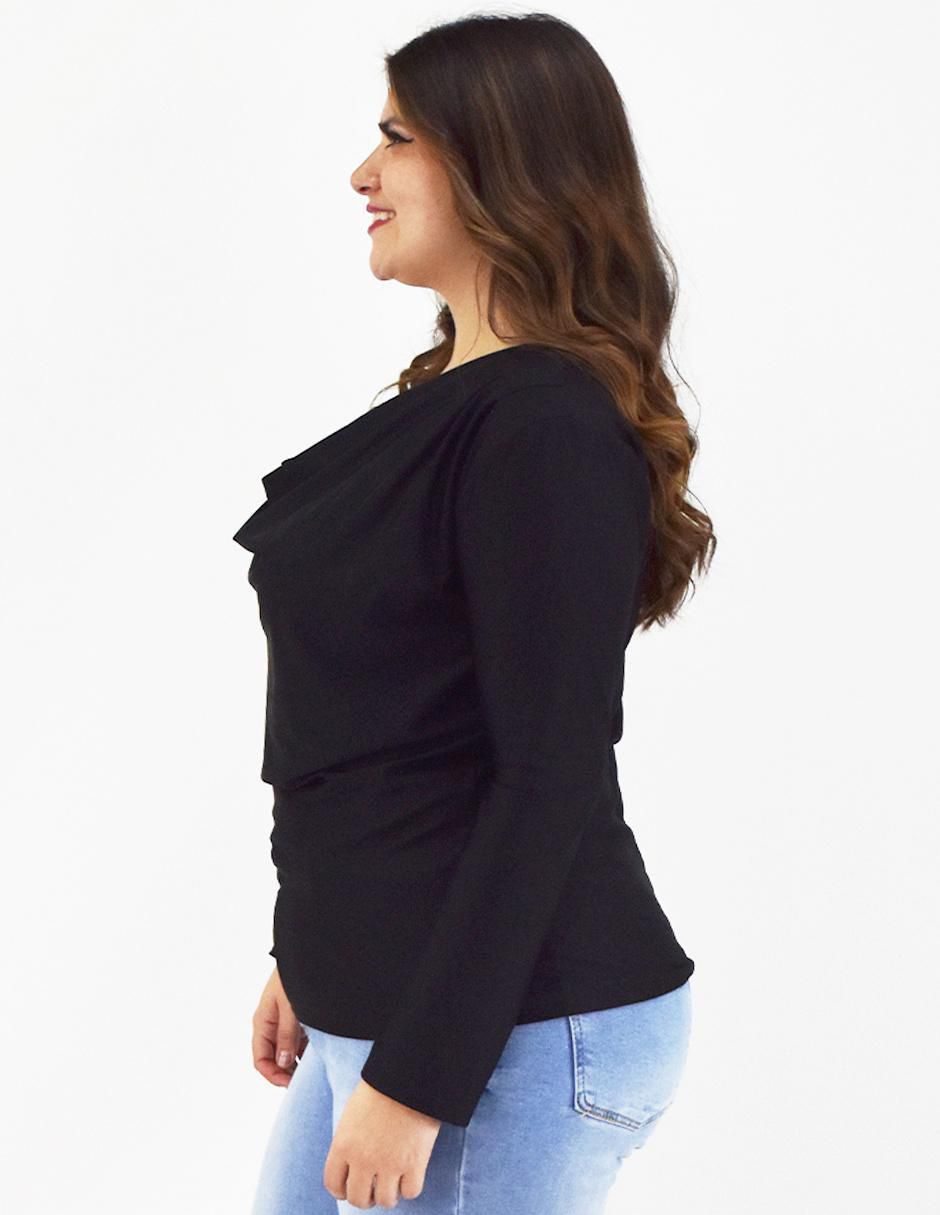 Blusa manga larga para mujer 7