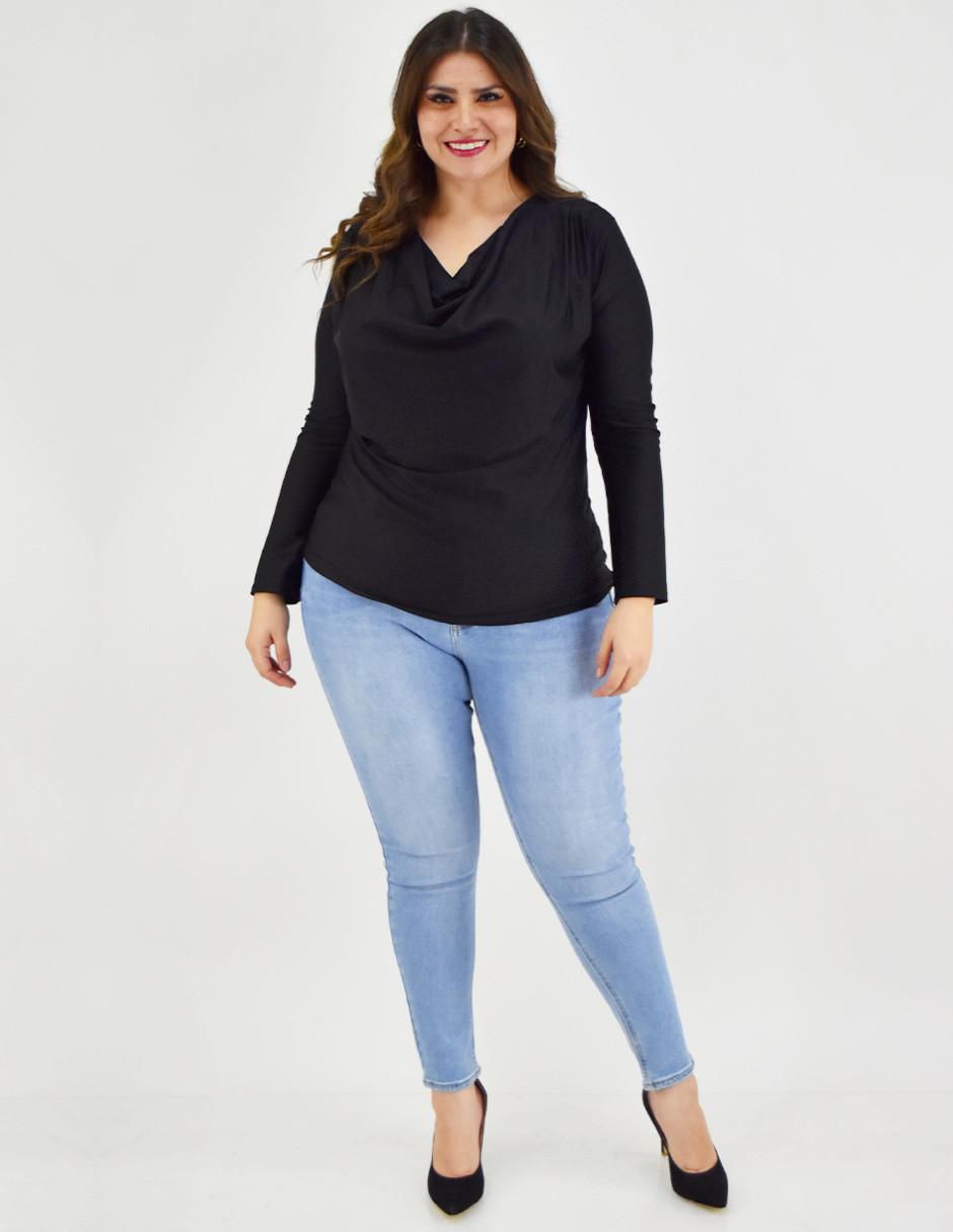 Blusa manga larga para mujer 14