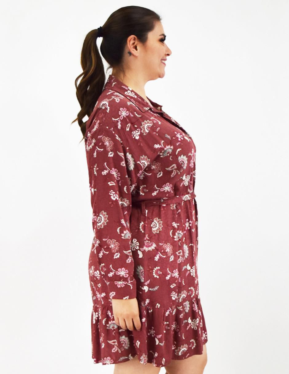Vestido arriba rodilla casual para mujer 6