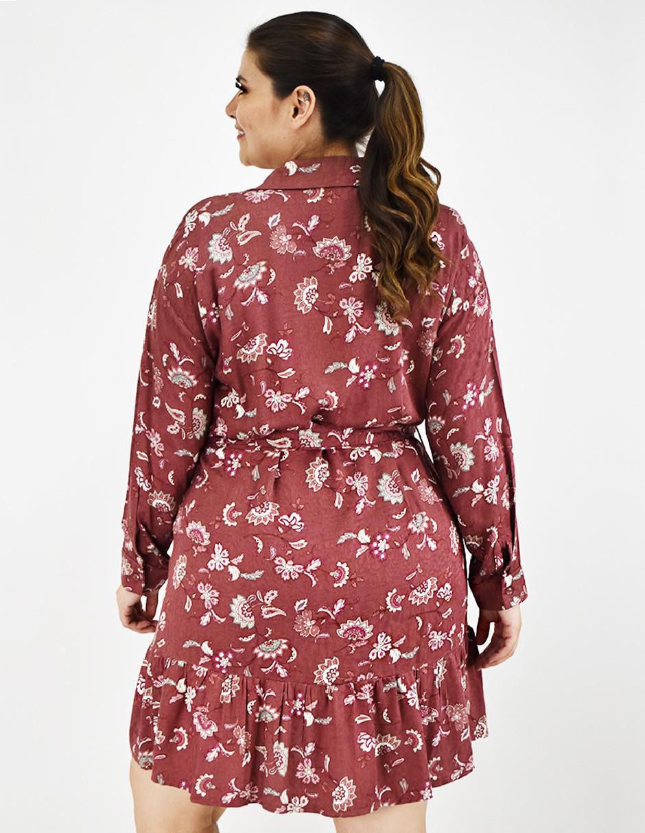 Vestido arriba rodilla casual para mujer 5