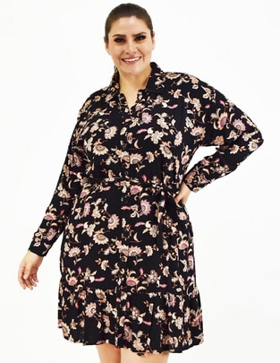 Vestido arriba rodilla casual para mujer