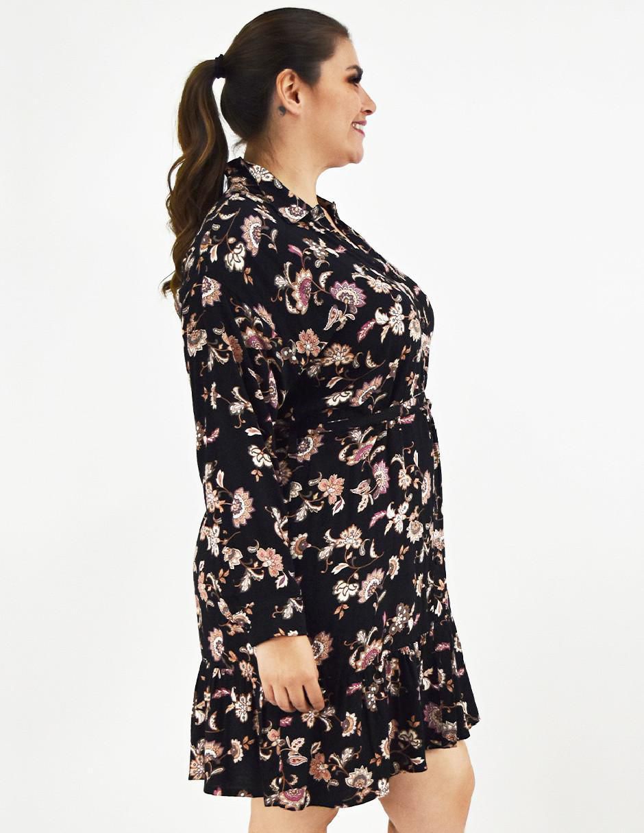Vestido arriba rodilla casual para mujer 6