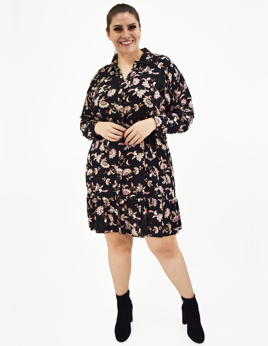 Vestido arriba rodilla casual para mujer
