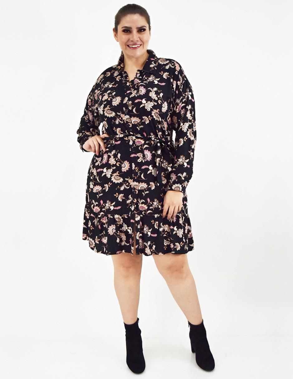 Vestido arriba rodilla casual para mujer 7