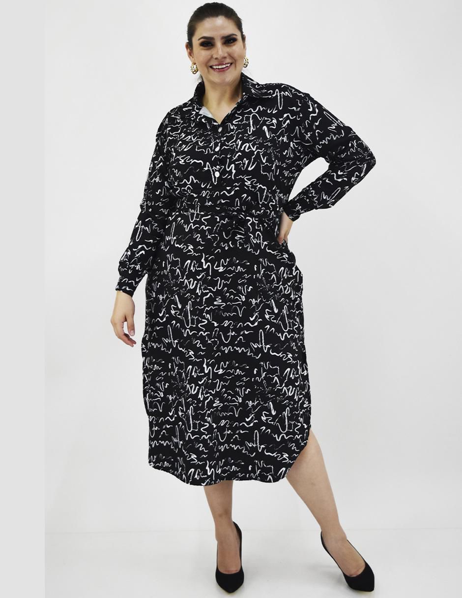 Vestido midi casual para mujer