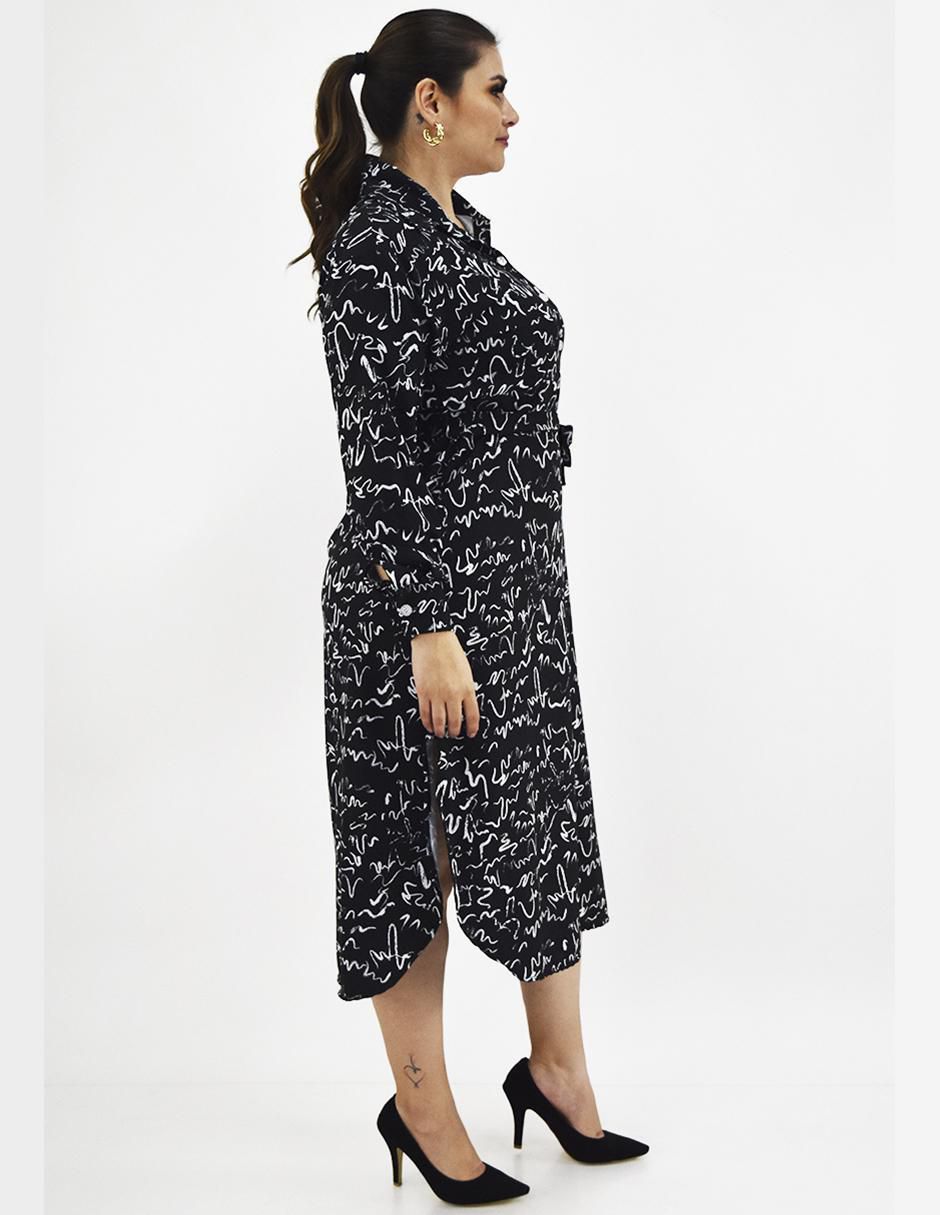 Vestido midi casual para mujer